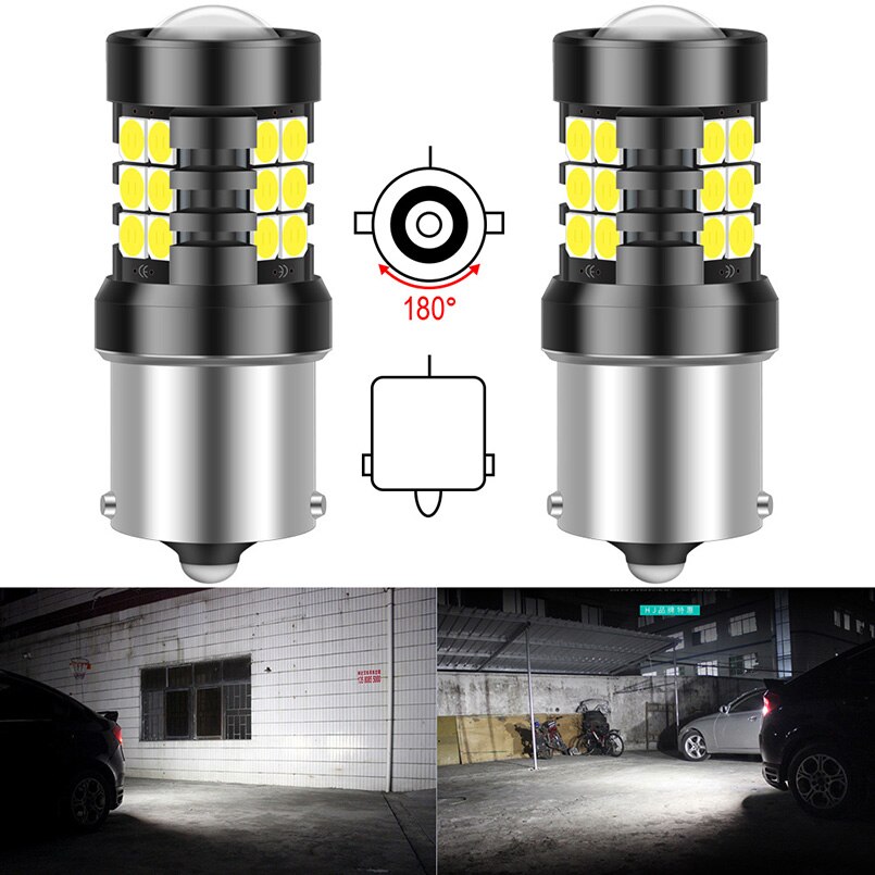 1200Lm BA15S P21W 1156 Led Canbus  21SMD 3030 ȭ..